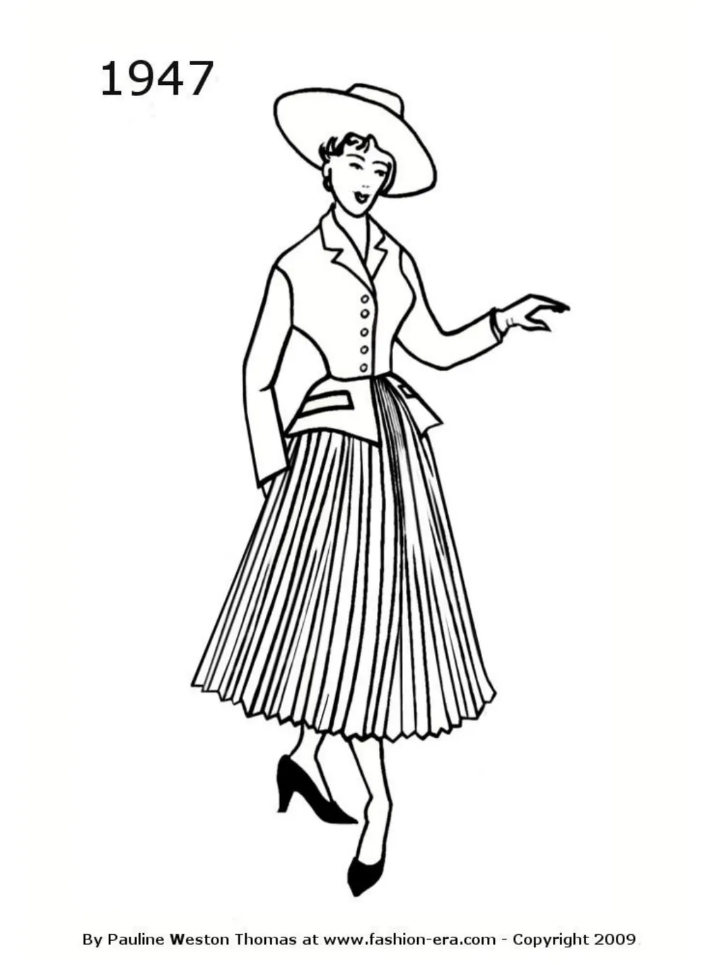 Fashion History Design Sketches From: - slide 7 of 8