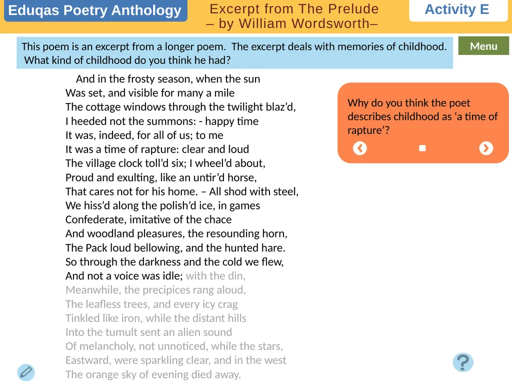 Choose a task Activity A Activity C Activity E - slide 6 of 7