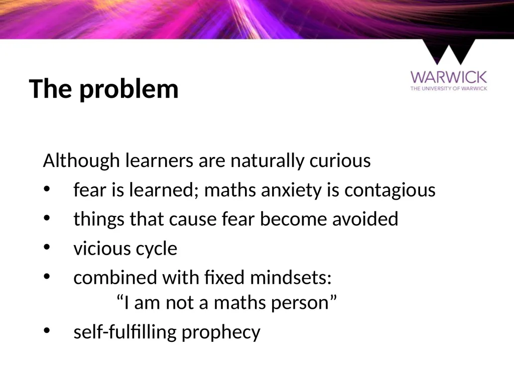 Mathematics Teaching and Learning seminar – 10th - slide 8 of 28