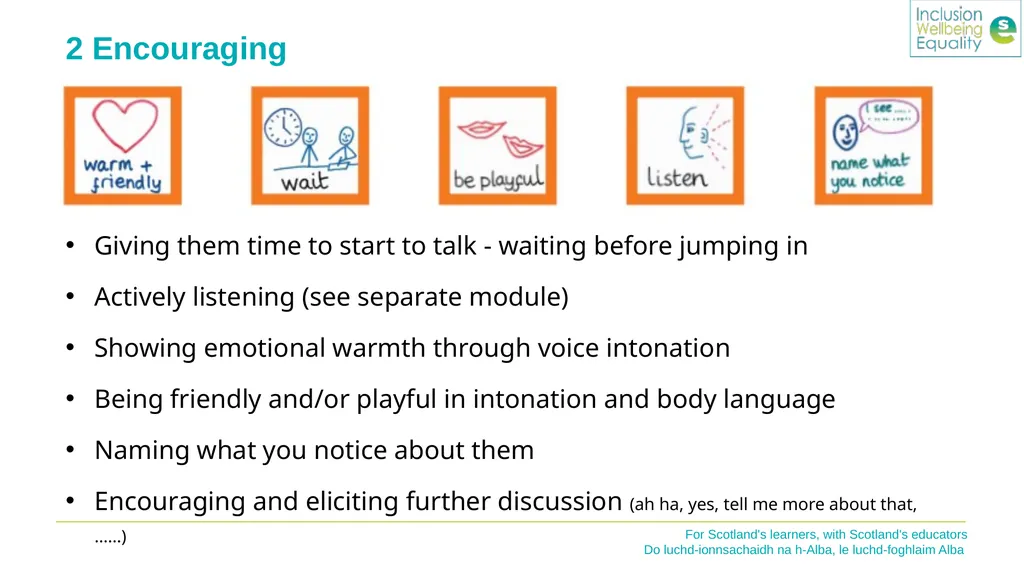 Inclusion Wellbeing & Equalities Professional - slide 14 of 25