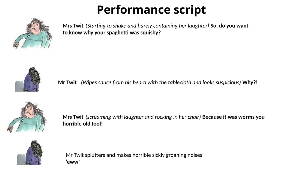 Now is… The Twits- Squiggly Spaghetti Click here - slide 5 of 9