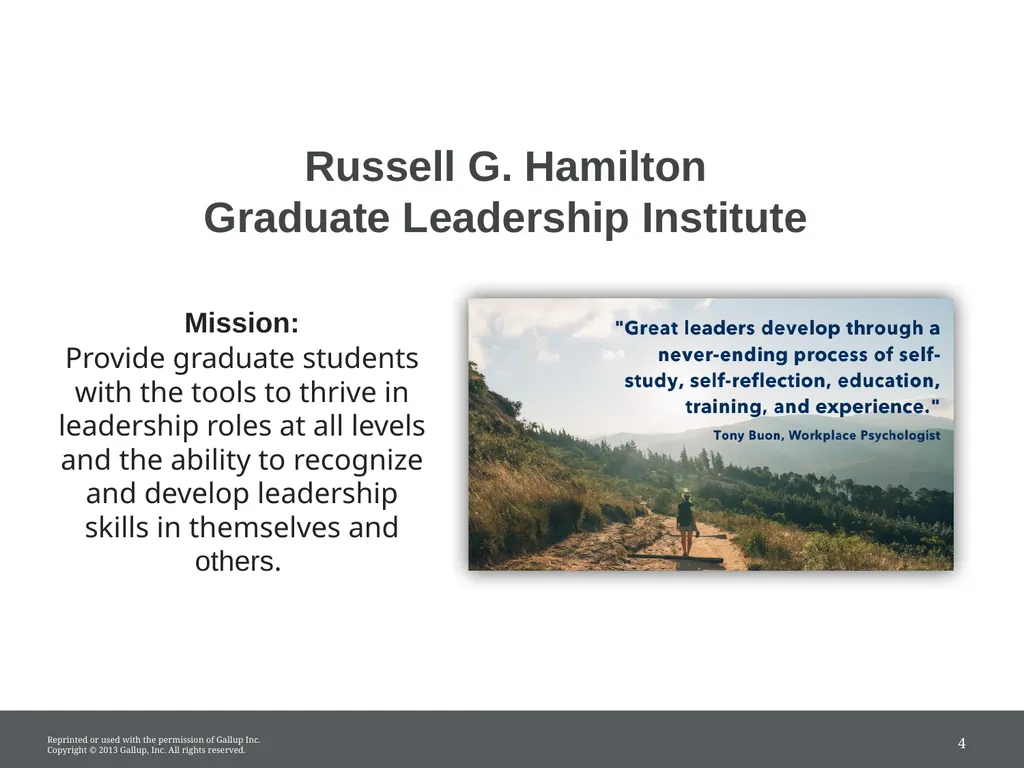 START WITH TALENT; FINISH WITH STRENGTH Unleash - slide 4 of 21