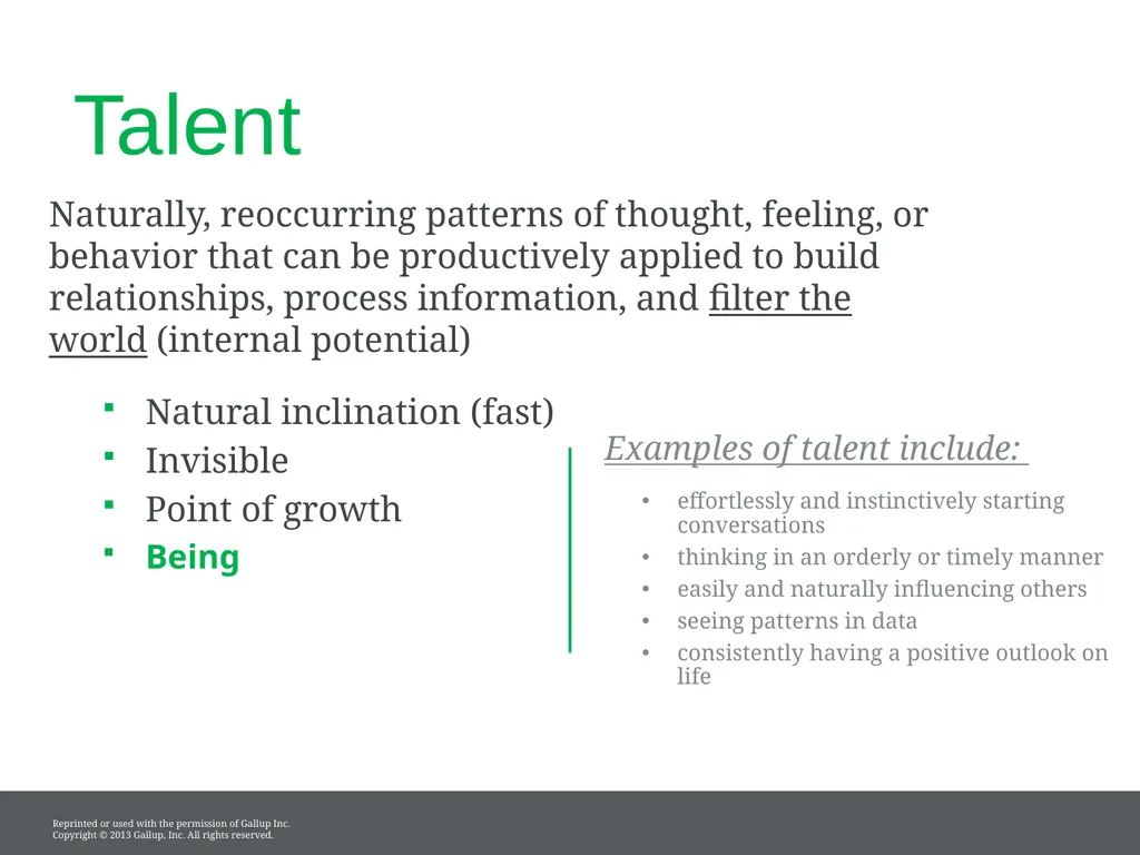 START WITH TALENT; FINISH WITH STRENGTH Unleash - slide 12 of 21