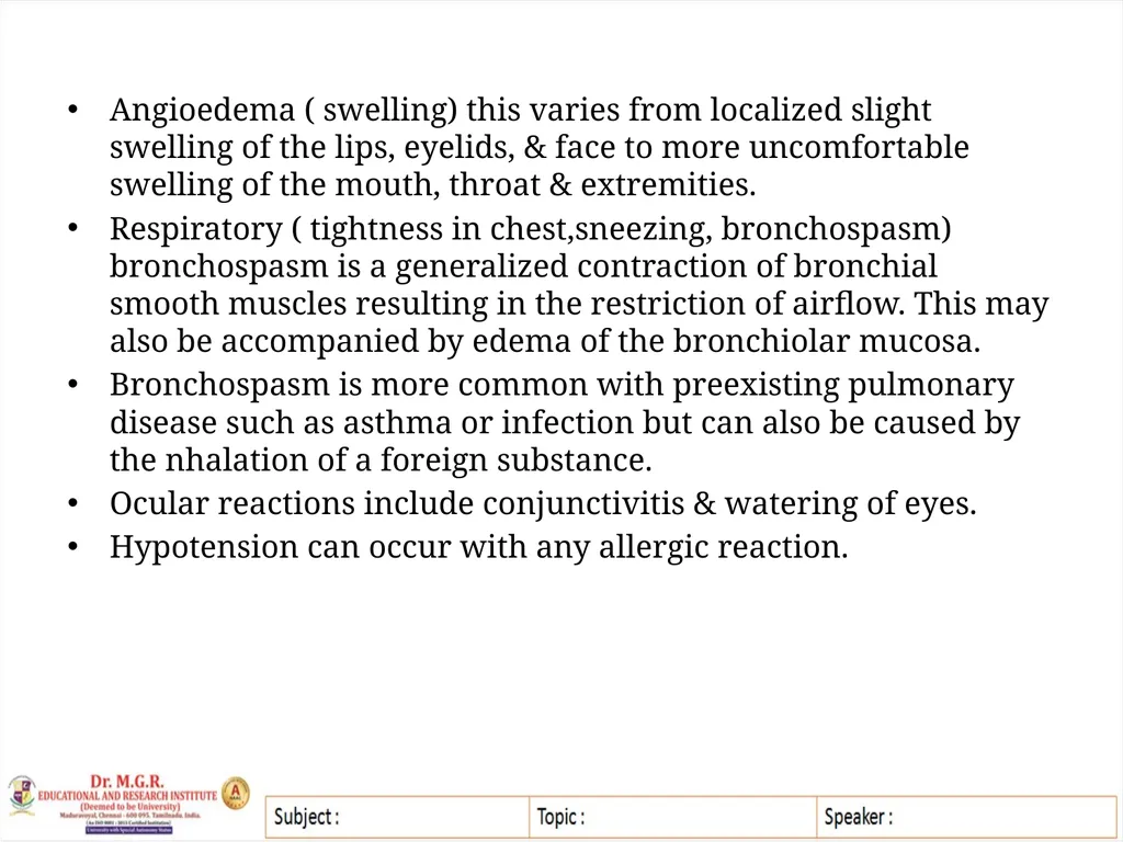 Topic : MEDICAL EMERGENCIES IN DENTAL PRACTICE - slide 8 of 23
