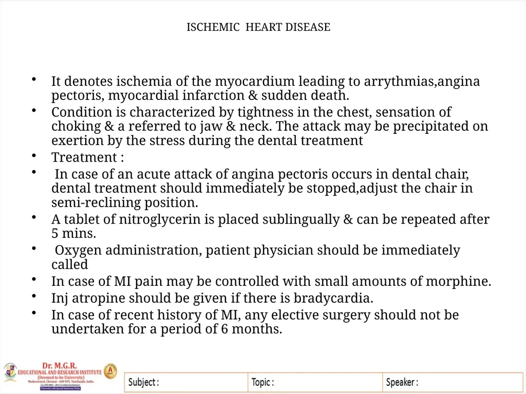 Topic : MEDICAL EMERGENCIES IN DENTAL PRACTICE - slide 22 of 23