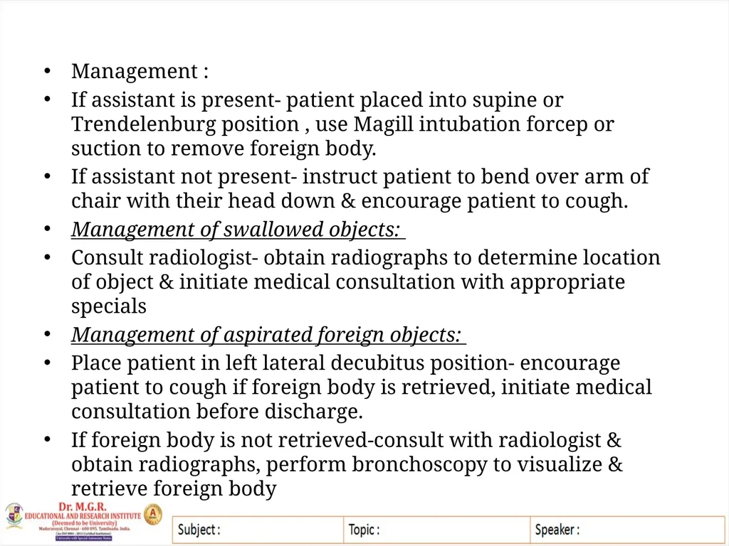 Topic : MEDICAL EMERGENCIES IN DENTAL PRACTICE - slide 13 of 23