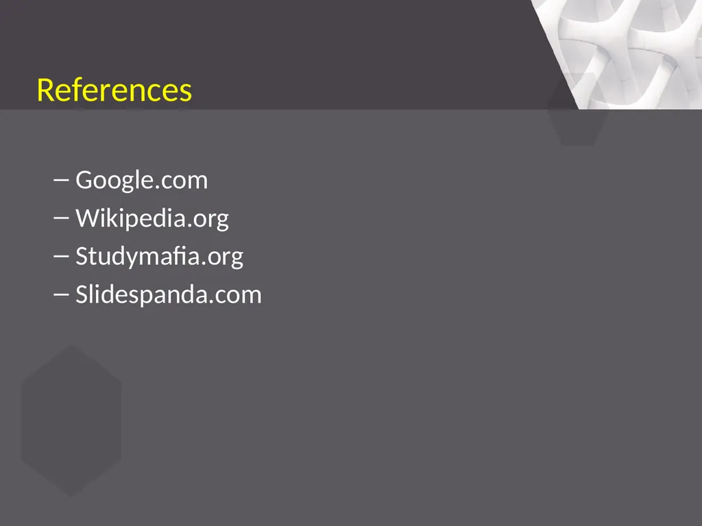StudyMafia.Org Submitted To: Submitted By: - slide 17 of 18