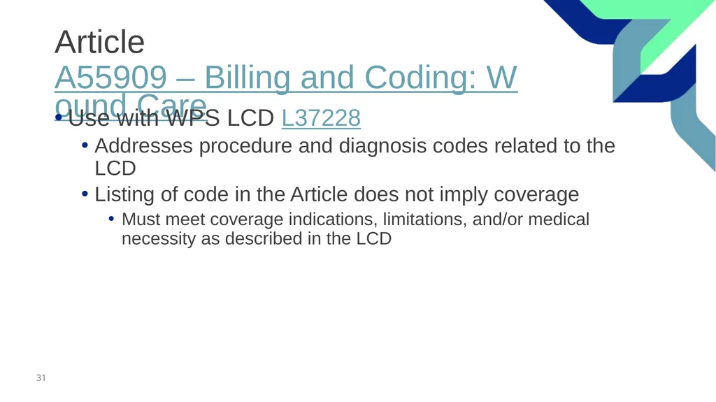Audio Information The presenter started speaking - slide 31 of 50