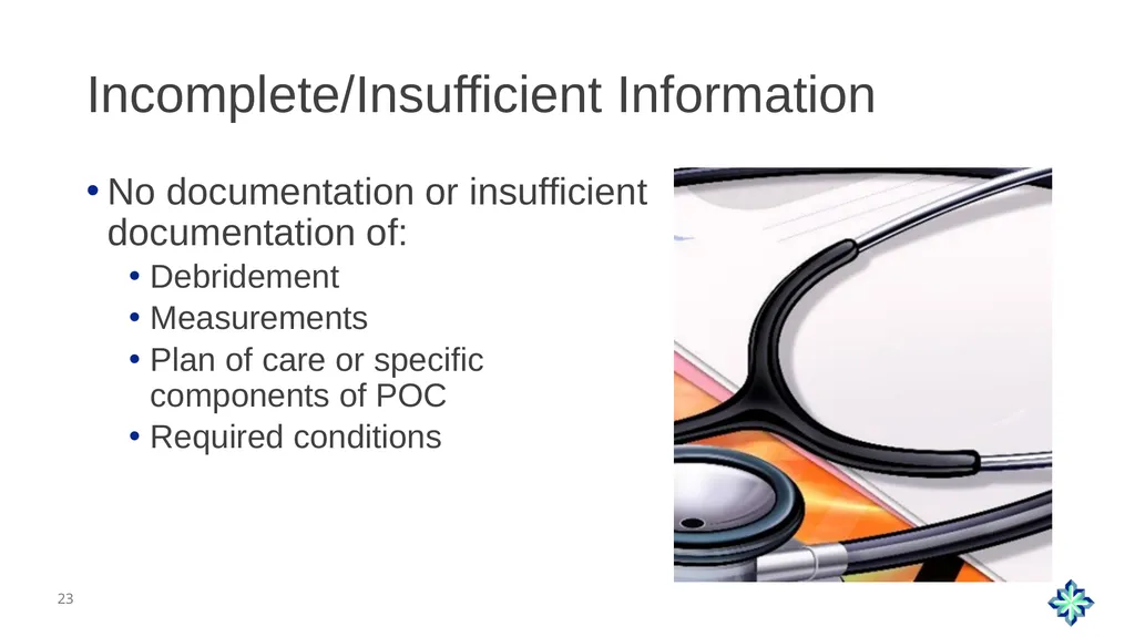 Audio Information The presenter started speaking - slide 23 of 50