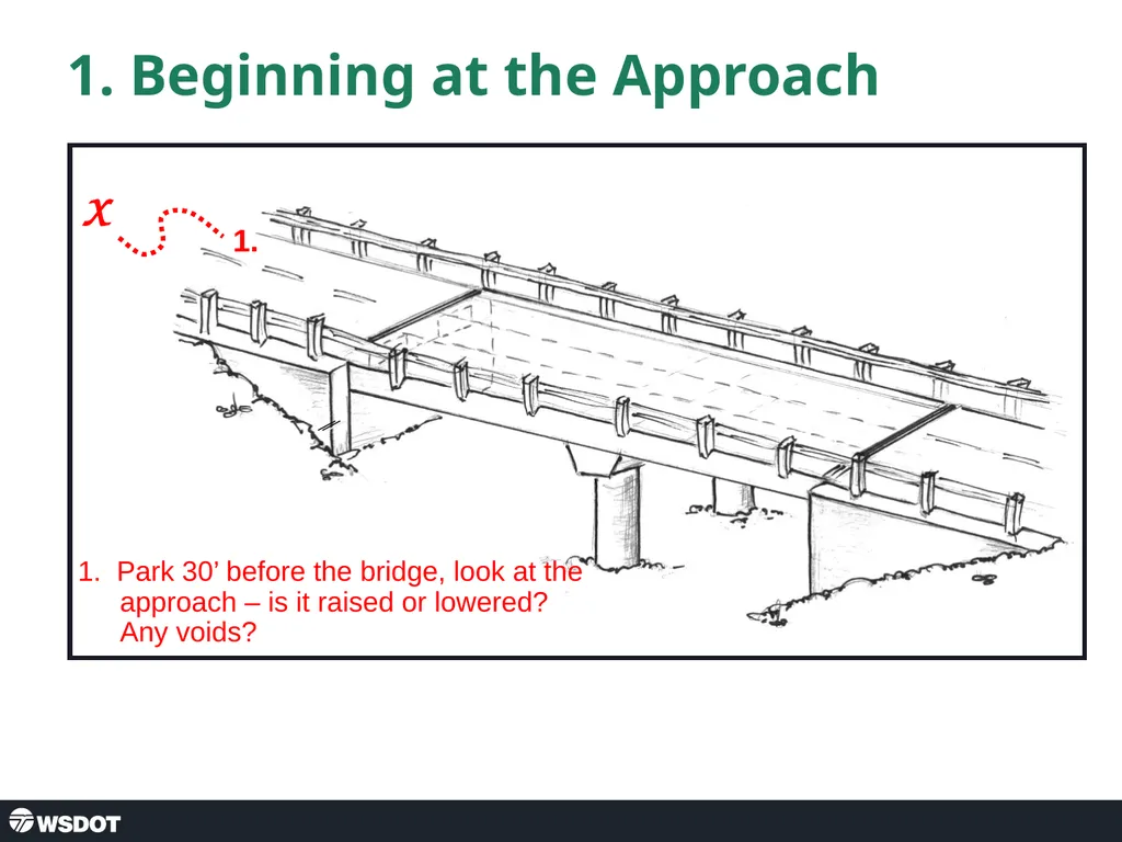Post Seismic Bridge Inspection Abutment Approach - slide 5 of 25