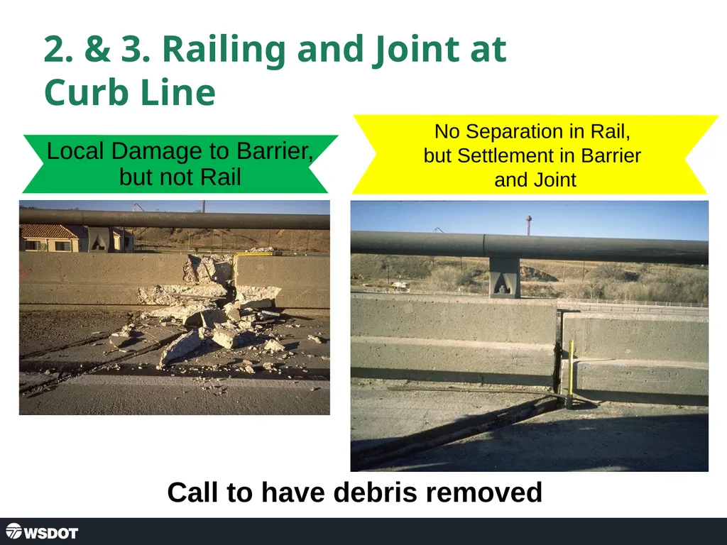 Post Seismic Bridge Inspection Abutment Approach - slide 12 of 25