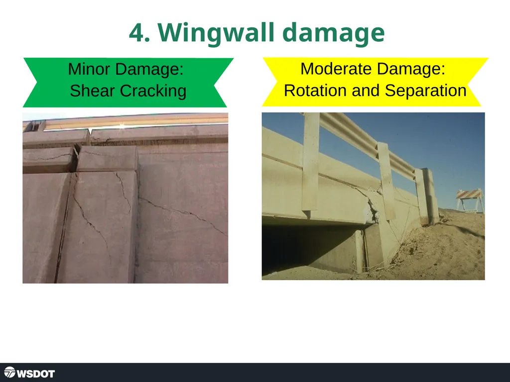 Post Seismic Bridge Inspection Abutment Approach - slide 16 of 25