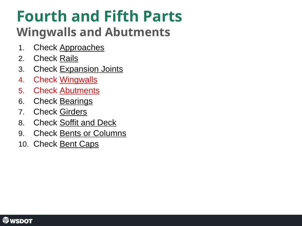 Post Seismic Bridge Inspection Abutment Approach - slide 14 of 25