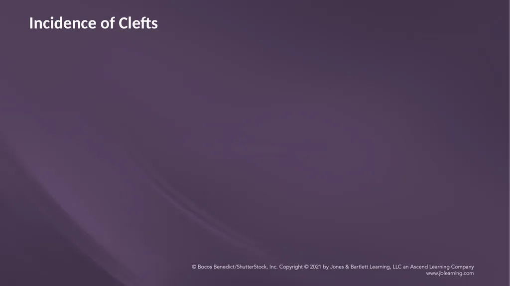 Chapter 3: Clefts of the Lip and Palate Chapter 3: - slide 59 of 64