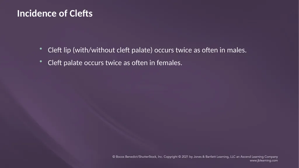 Chapter 3: Clefts of the Lip and Palate Chapter 3: - slide 61 of 64