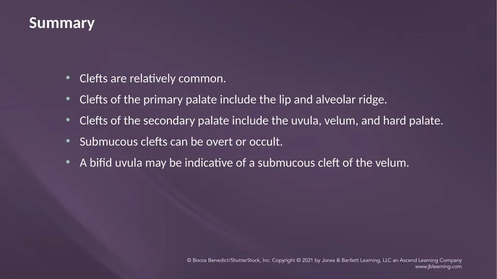 Chapter 3: Clefts of the Lip and Palate Chapter 3: - slide 64 of 64