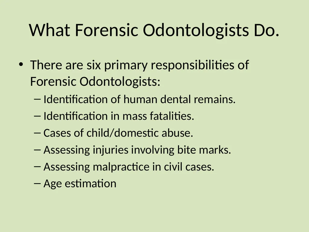 Dental Identification and Lip Prints Original - slide 3 of 14