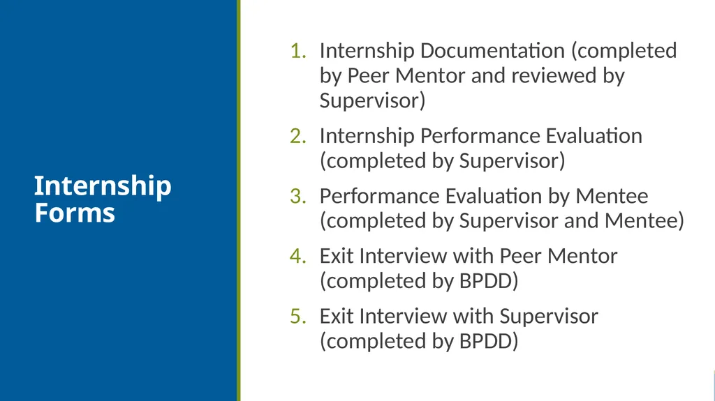 Peer Mentoring Training for Agencies Objectives: - slide 37 of 55