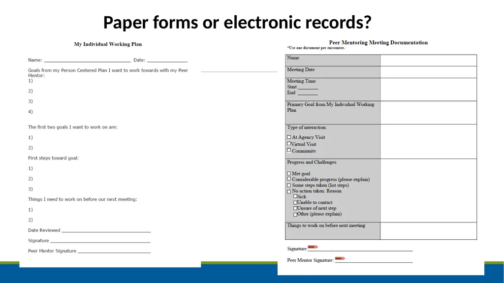 Peer Mentoring Training for Agencies Objectives: - slide 36 of 55