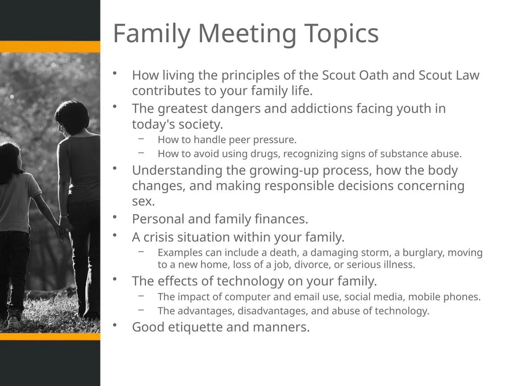 Family Life Merit Badge Troop 344 and 9344 - slide 37 of 47