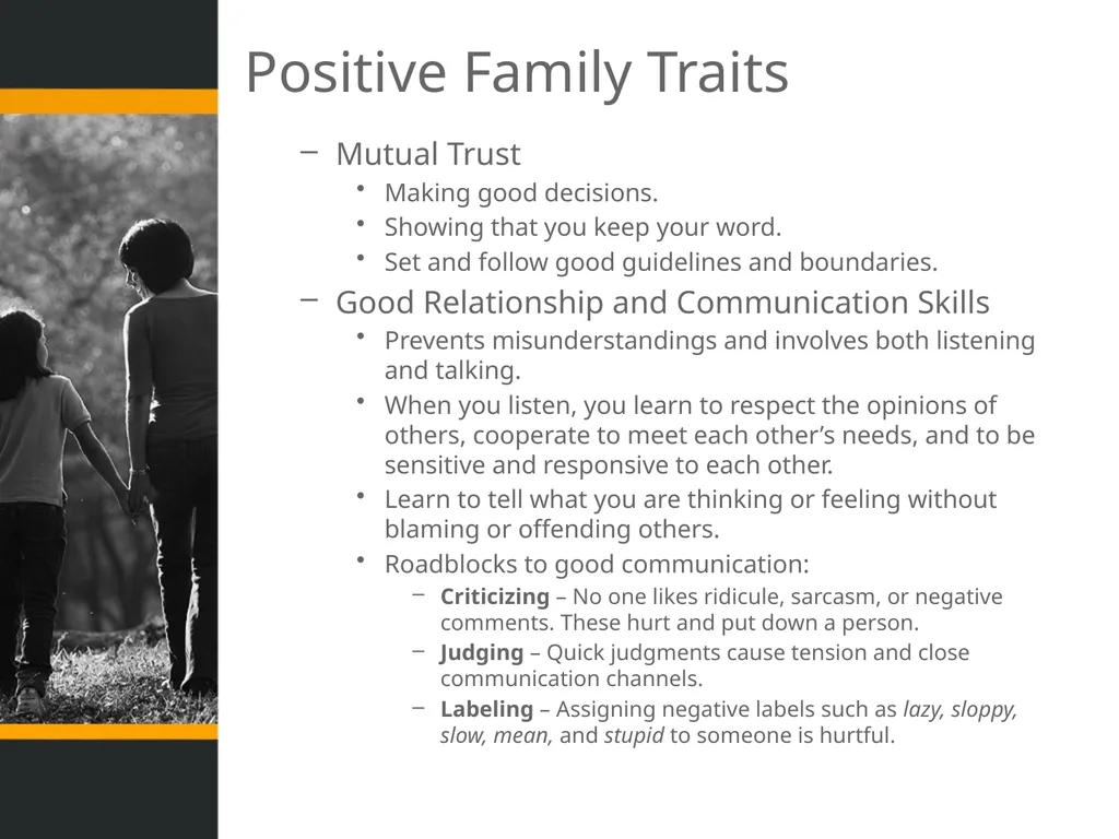 Family Life Merit Badge Troop 344 and 9344 - slide 17 of 47