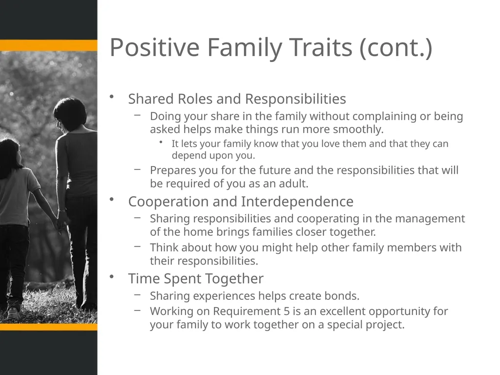 Family Life Merit Badge Troop 344 and 9344 - slide 18 of 47