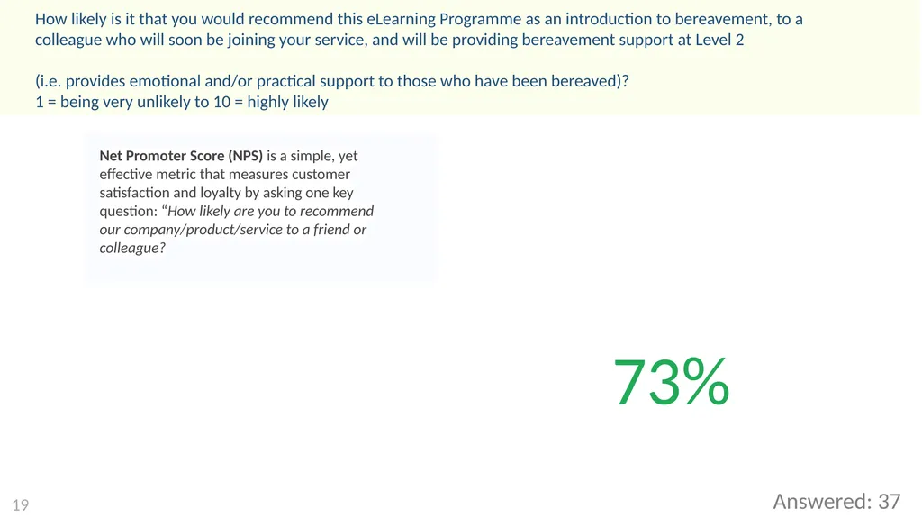 Developing a bereavement competency framework. An - slide 25 of 33