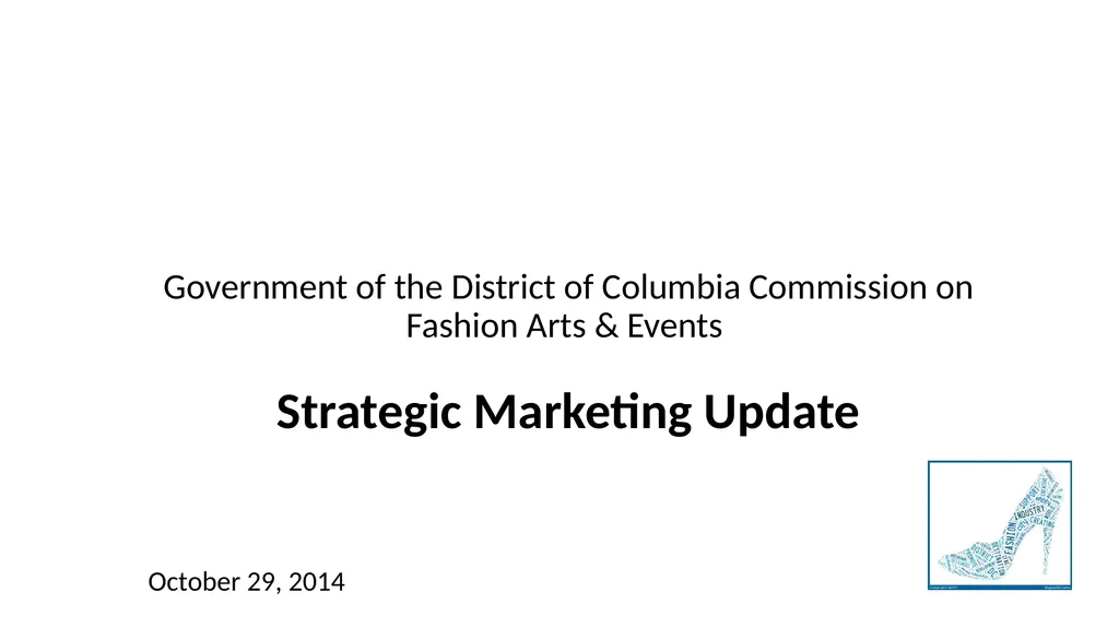 Government of the District of Columbia Commission - slide 1 of 12