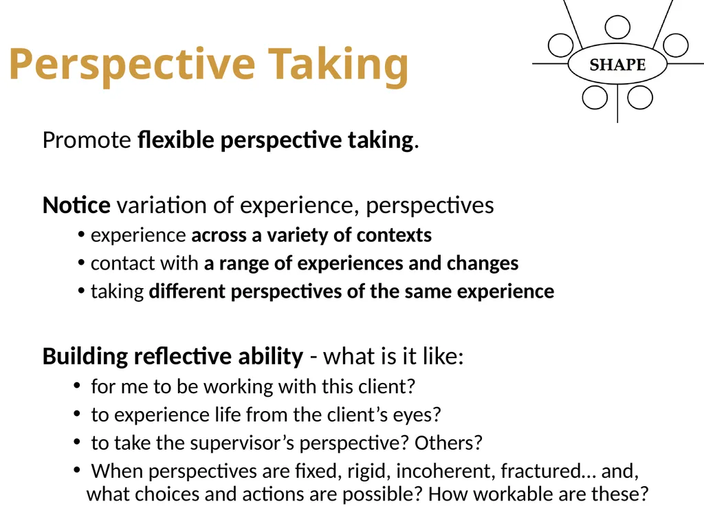 Supervision from a Contextual Lens: SHAPE in - slide 18 of 23