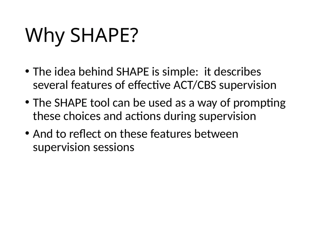 Supervision from a Contextual Lens: SHAPE in - slide 7 of 23