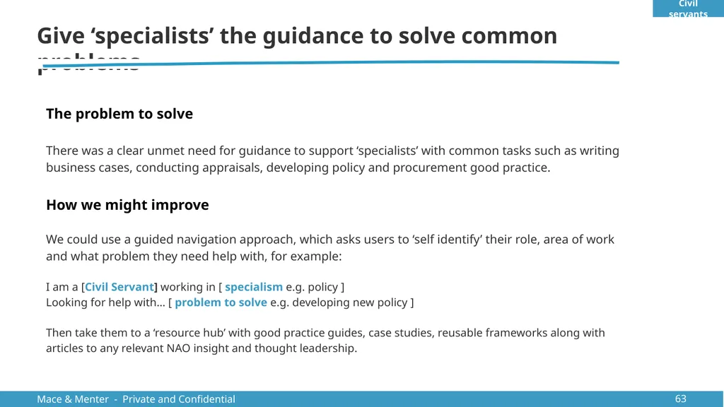 Understanding our website audiences 26 April 2021 - slide 63 of 68