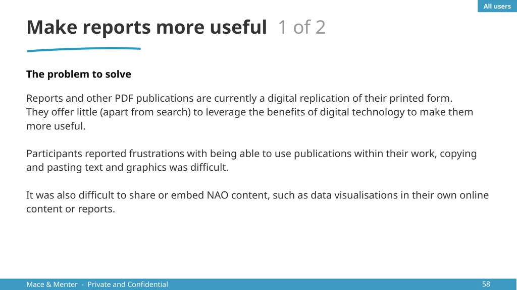 Understanding our website audiences 26 April 2021 - slide 58 of 68