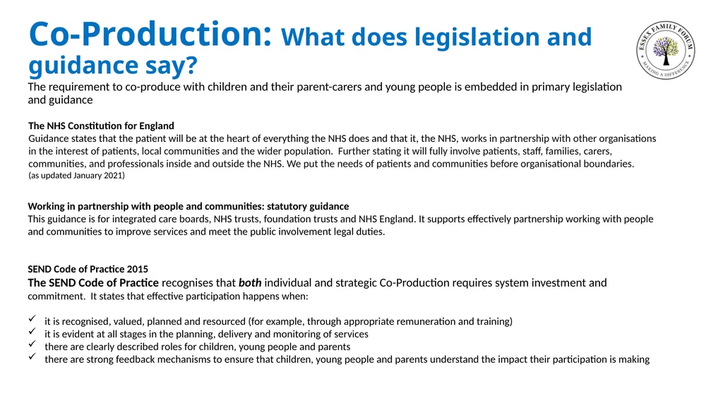 Co-Production and Beyond Working together with - slide 16 of 16