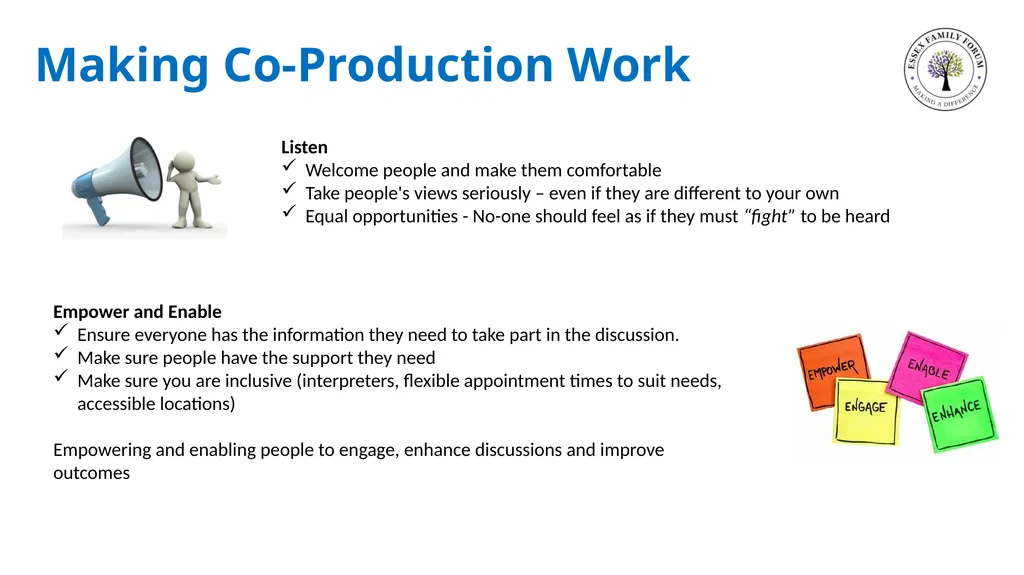 Co-Production and Beyond Working together with - slide 6 of 16