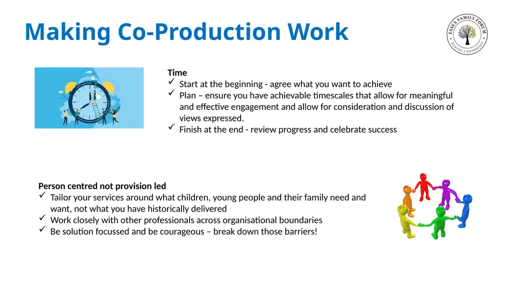 Co-Production and Beyond Working together with - slide 7 of 16