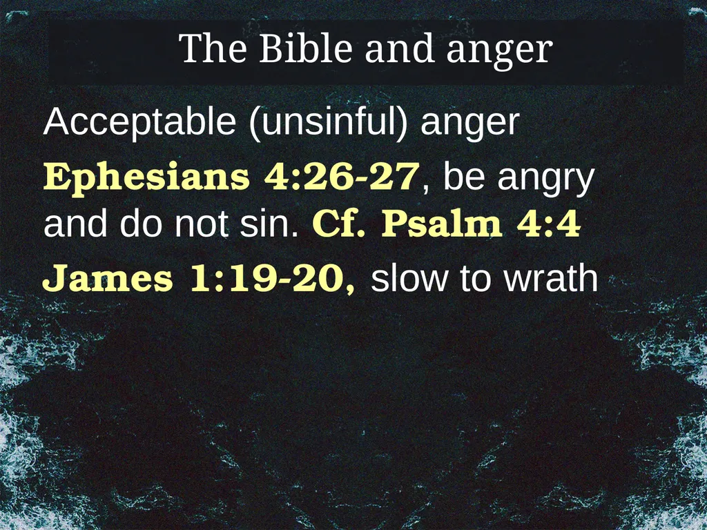 Problems Christians Face Struggling with Anger To - slide 9 of 22