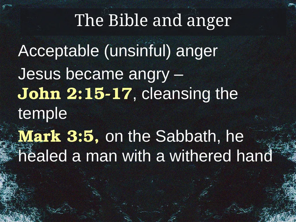 Problems Christians Face Struggling with Anger To - slide 7 of 22