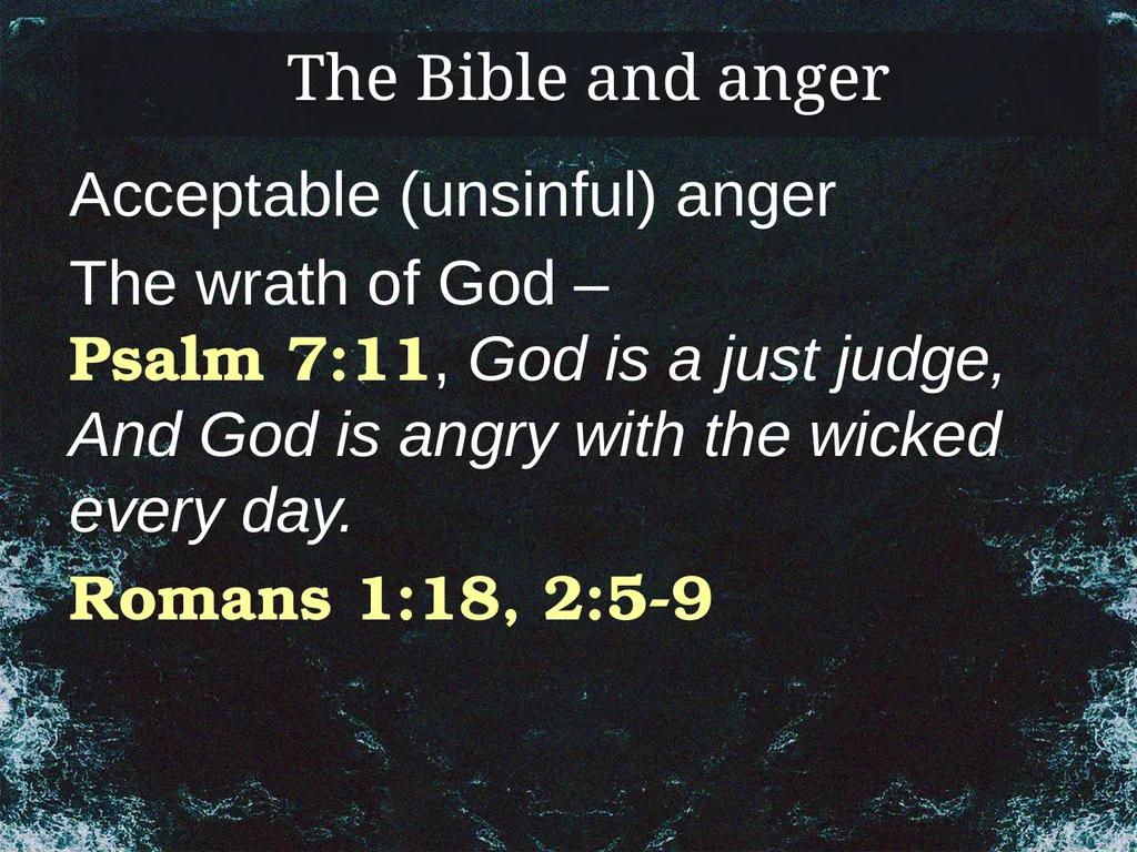 Problems Christians Face Struggling with Anger To - slide 6 of 22