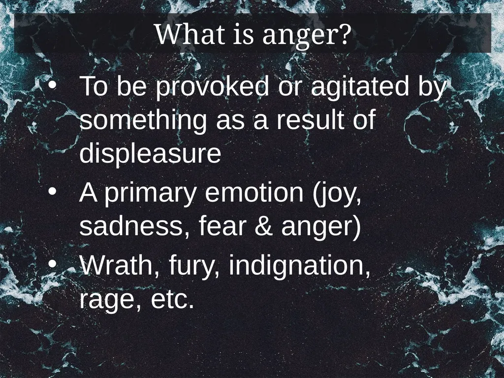 Problems Christians Face Struggling with Anger To - slide 2 of 22