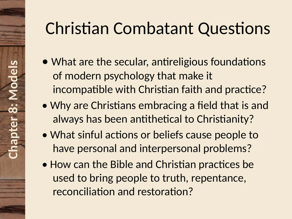 Chapter 8 Understanding and Making Models David N. - slide 26 of 46
