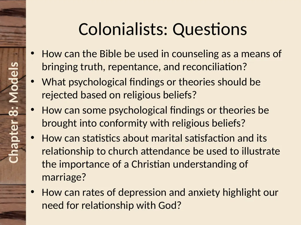 Chapter 8 Understanding and Making Models David N. - slide 31 of 46