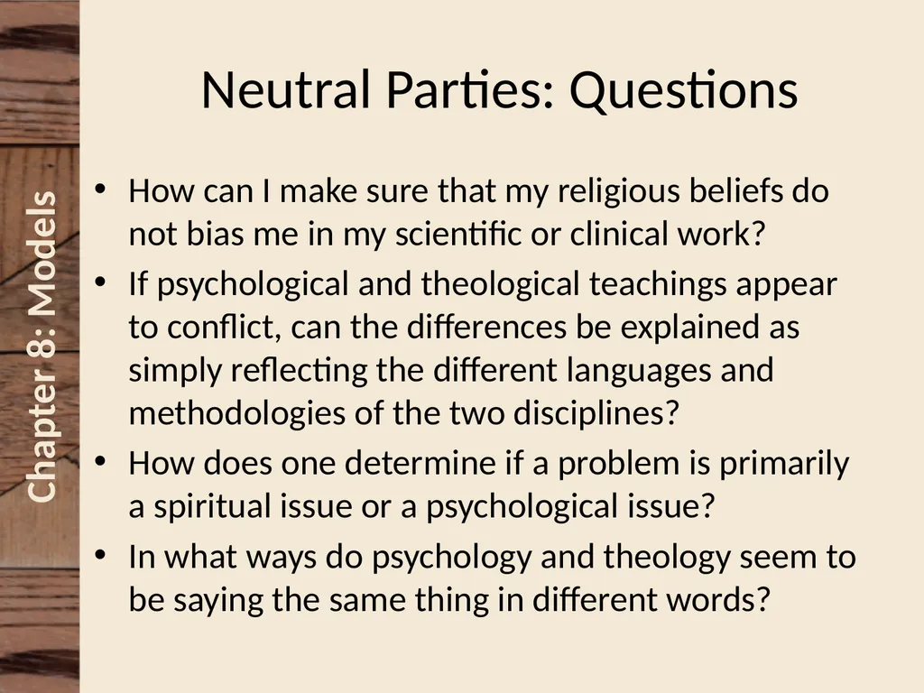 Chapter 8 Understanding and Making Models David N. - slide 37 of 46