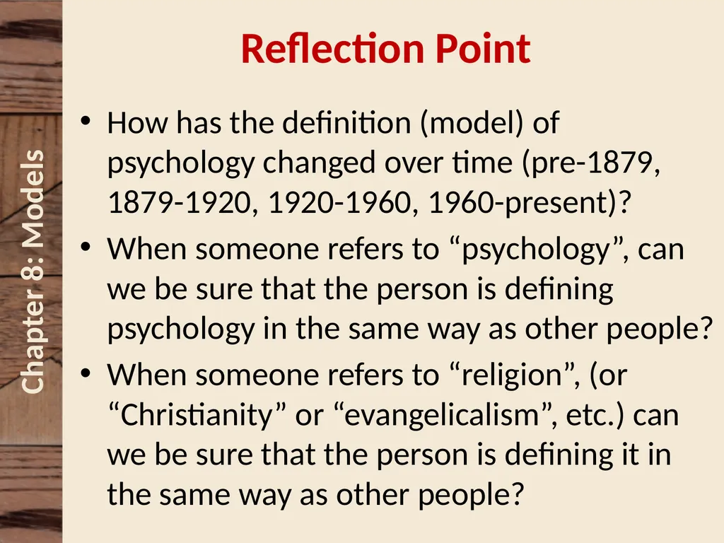 Chapter 8 Understanding and Making Models David N. - slide 15 of 46