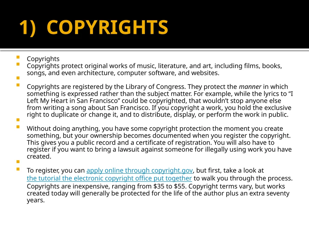 INTELLECTUAL PROPERTY Prof. suvarna lavand - slide 7 of 24