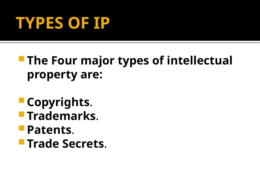 INTELLECTUAL PROPERTY Prof. suvarna lavand - slide 6 of 24