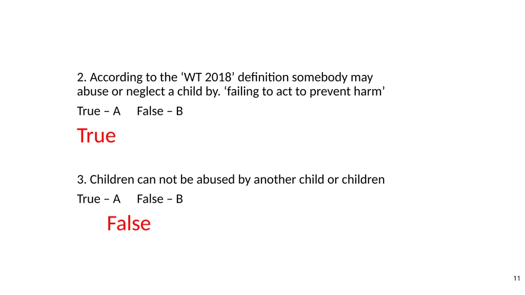 Welcome​ to Safeguarding Children Level 2 session - slide 11 of 45