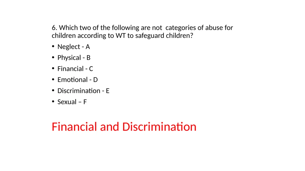 Welcome​ to Safeguarding Children Level 2 session - slide 15 of 45