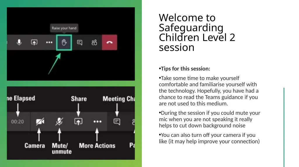 Welcome​ to Safeguarding Children Level 2 session - slide 1 of 45