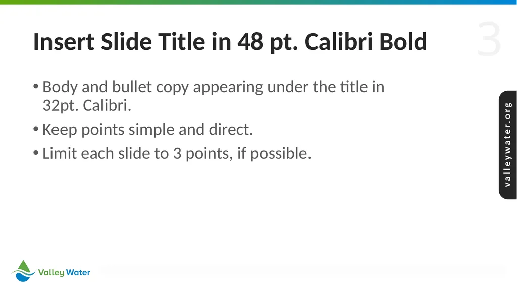 Valley Water PPT Template Version Release v.2.02 - slide 3 of 36