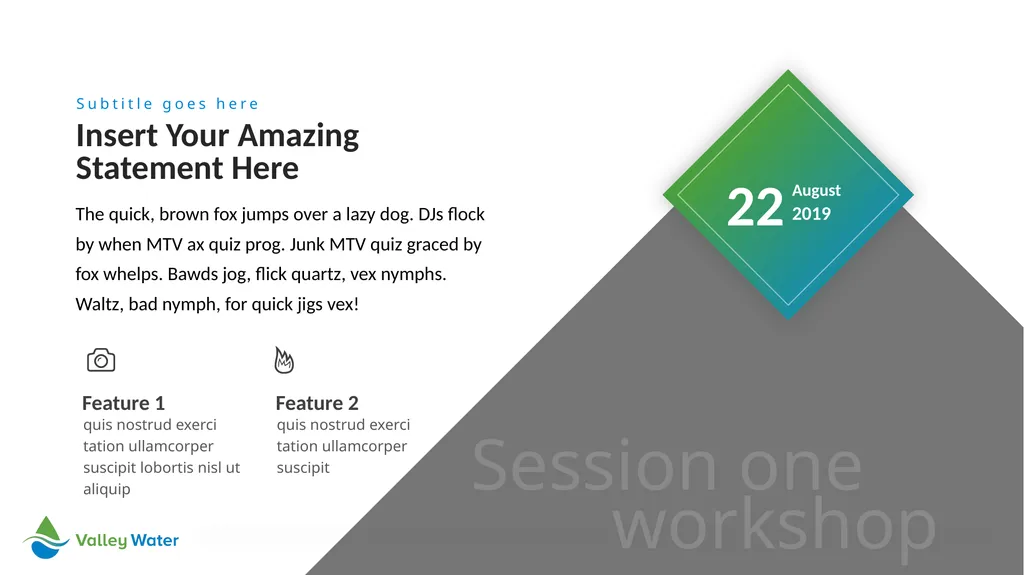 Valley Water PPT Template Version Release v.2.02 - slide 29 of 36